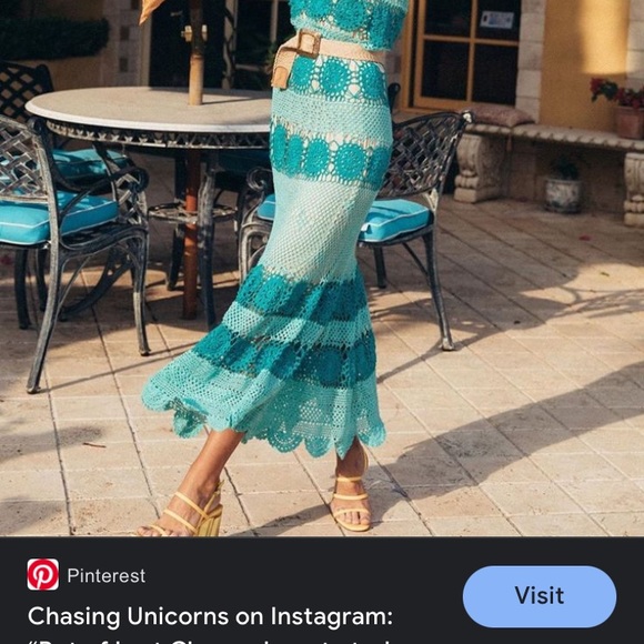 NWT xs CU crochet dress! - Picture 8 of 10